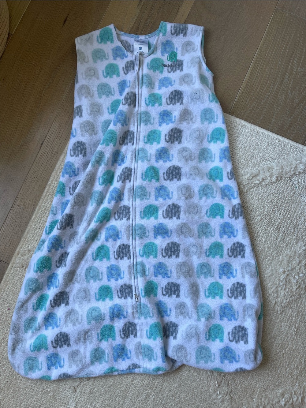 HALO Fleece Sleep Sack with Elephant Print